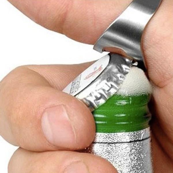 Beer Ring Bottle Opener (Various Colors)