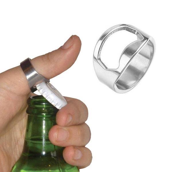 Beer Ring Bottle Opener (Various Colors)