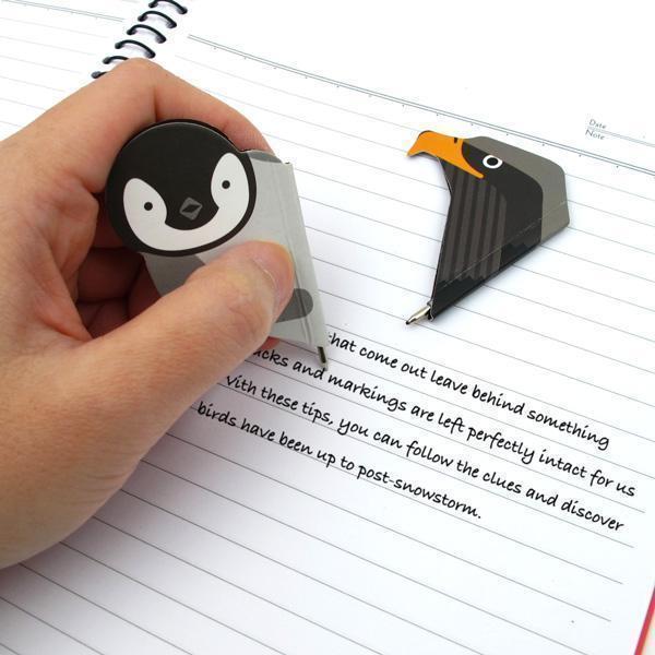 Bird Magnetic Bookmark Pen (Various Designs)