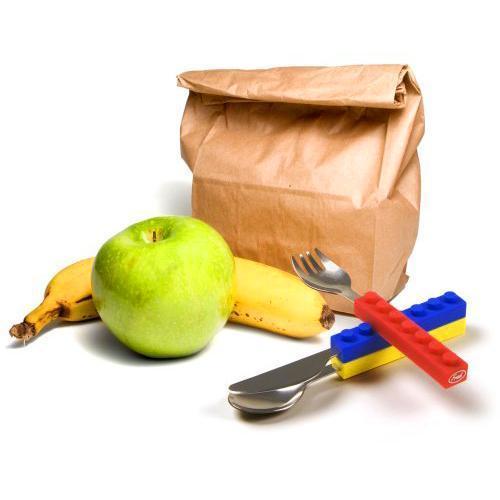 Brick Shape Stackable Cutlery (Set of 3)