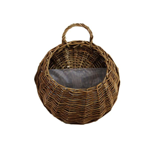 Woven Hanging Planter Wicker Basket (Various Designs)