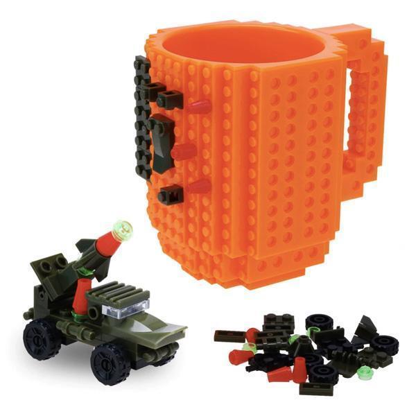 Build-On Brick Mug (Various Colors)
