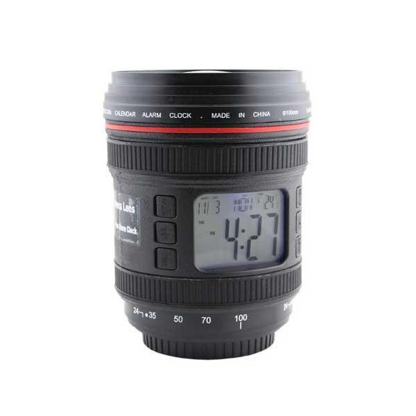 DSLR Camera Lens Projection Alarm Clock (Various Colors)