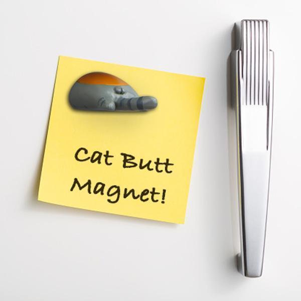Cat Bum Fridge Magnets (Various Designs)