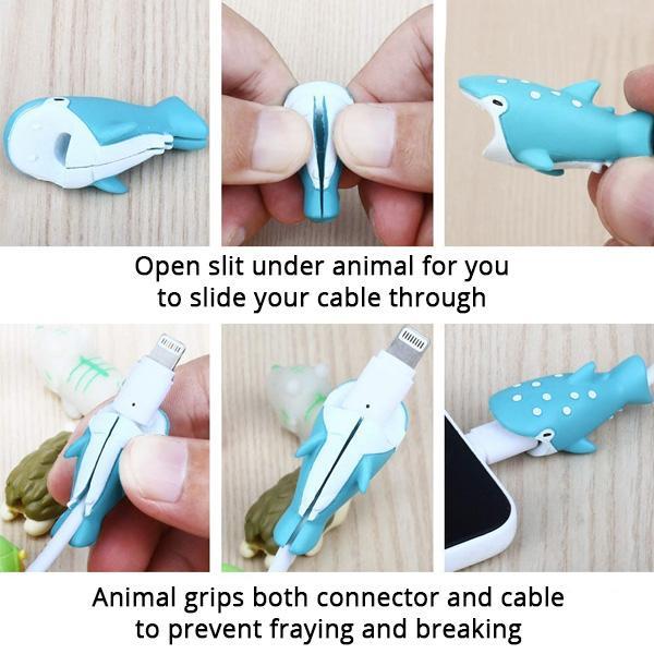 Cute Animal Cord & Cable Protector (Various Designs)