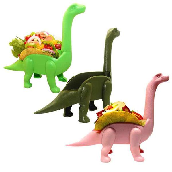 Brontosaurus Dinosaur Taco Holders (Various Colors)