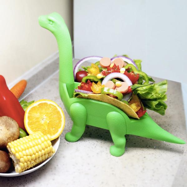 Brontosaurus Dinosaur Taco Holders (Various Colors)
