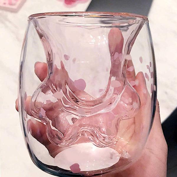 Double Wall Cat Paw Mug