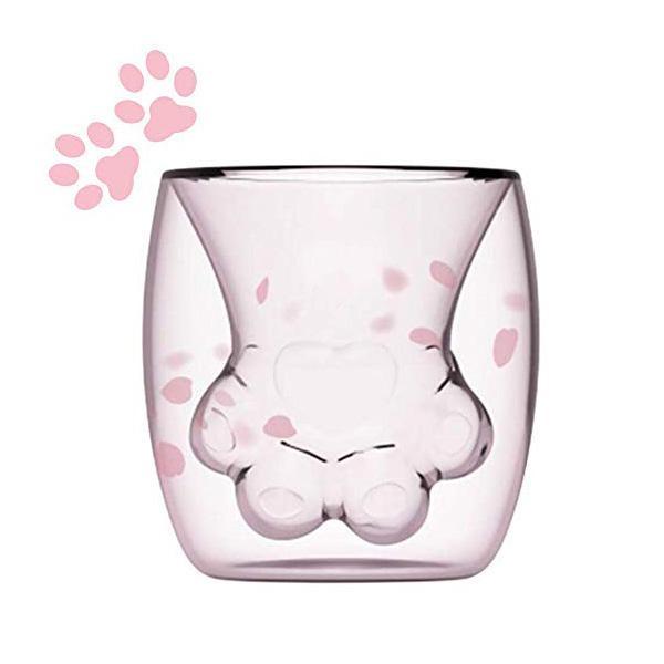 Double Wall Cat Paw Mug