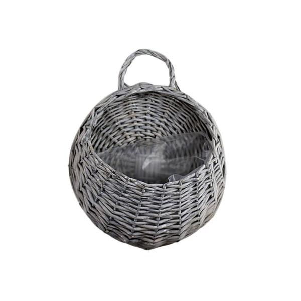 Woven Hanging Planter Wicker Basket (Various Designs)