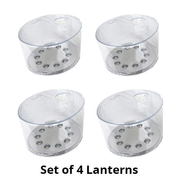 Inflatable Solar LED Lantern (Set of 4)