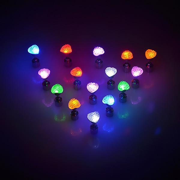 LED Gemstone Earrings (Various Colors and Designs)