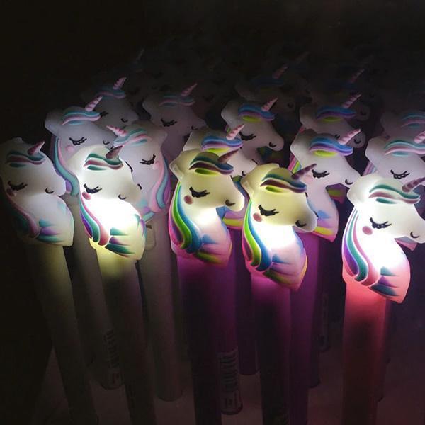 Lighted Unicorn Pen