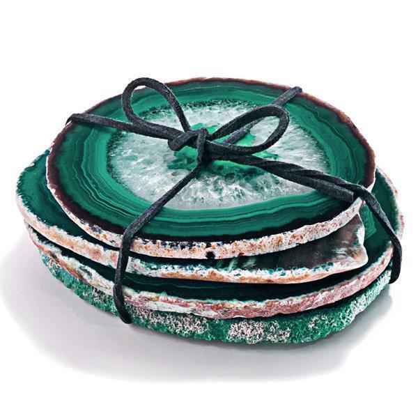 Natural Crystal Coasters (Various Gemstones)