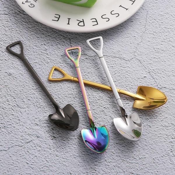 Pitchfork and Shovel Shaped Cutlery (Various Colors)