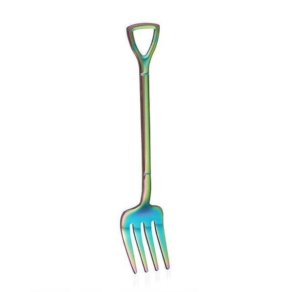 Pitchfork and Shovel Shaped Cutlery (Various Colors)