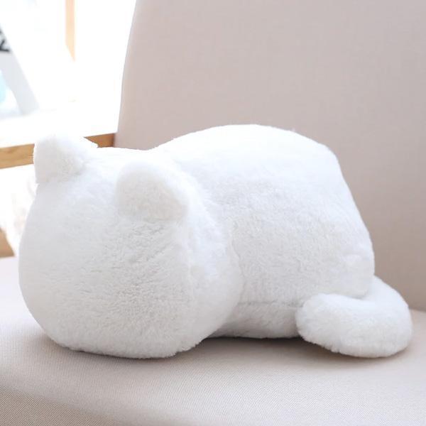 Plush Cat Cushion (Various Colors)