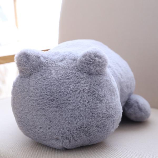 Plush Cat Cushion (Various Colors)