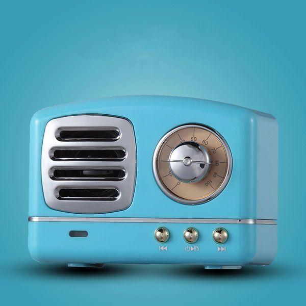 Retro Radio Portable Bluetooth Speaker (Various Colors)