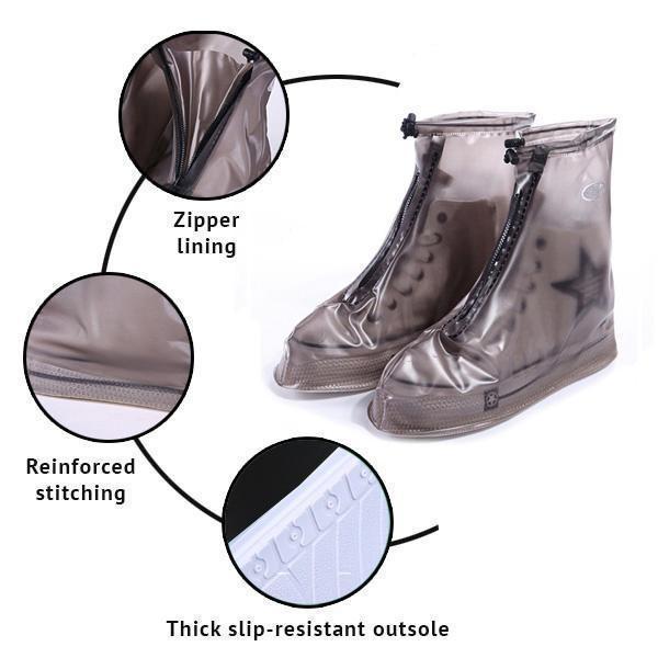 Reusable Waterproof Shoes Covers (Various Colors)