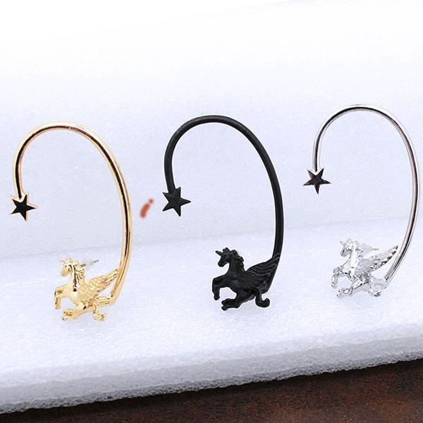 Shooting Star Unicorn Ear Cuff (Various Colors)