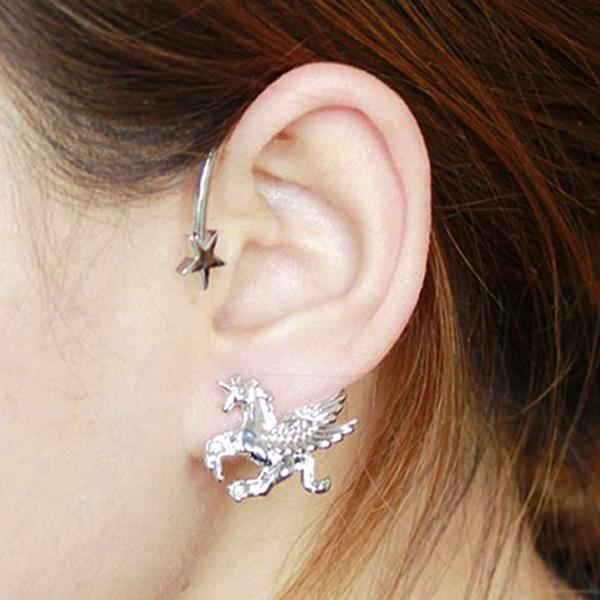Shooting Star Unicorn Ear Cuff (Various Colors)
