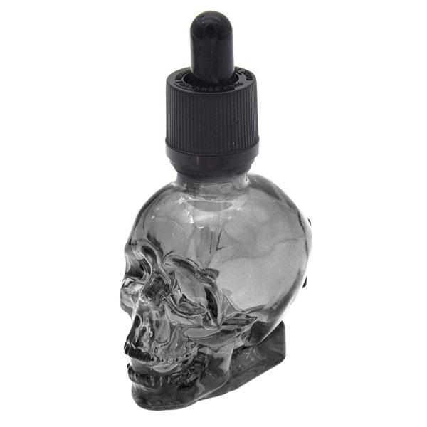 Skull Glass Dropper Bottle (Various Color)