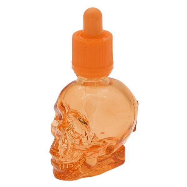 Skull Glass Dropper Bottle (Various Color)