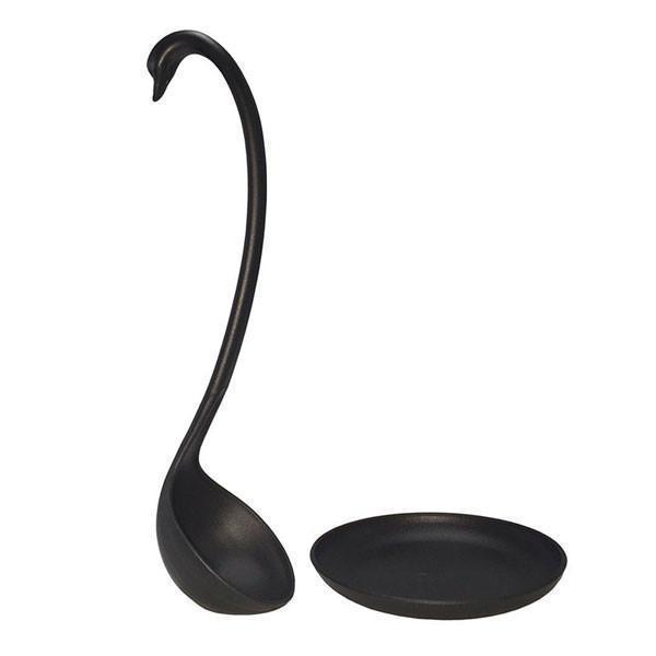 Swan Ladle with Saucer (Various Colors)