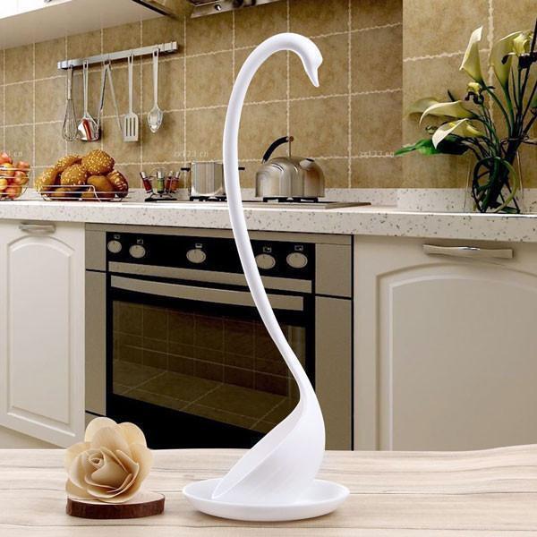 Swan Ladle with Saucer (Various Colors)