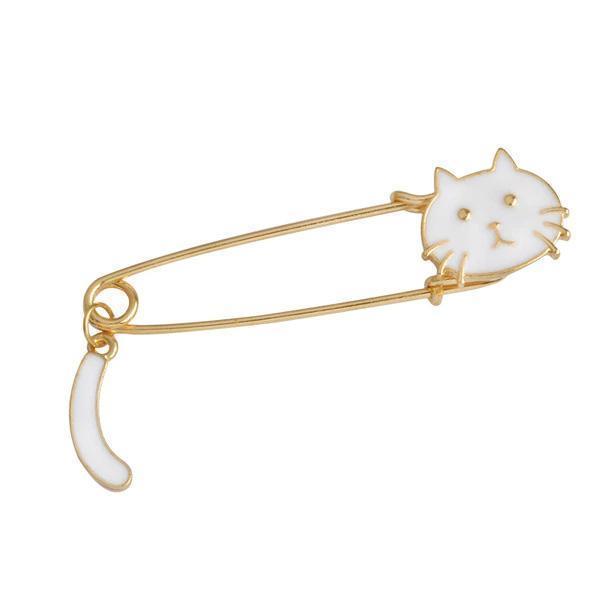 Swishing Tail Cat Pins (Various Colors)