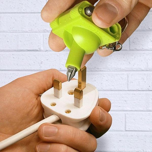 Tank Multi-Tool Screwdriver Keychain