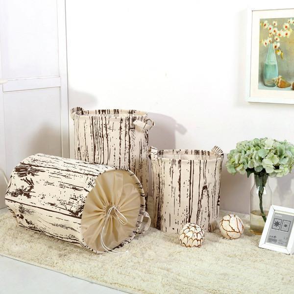 Tree Stump Laundry Storage Basket