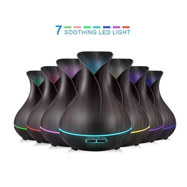 Ultrasonic Essential Oil Diffuser Humidifier (Various Colors)
