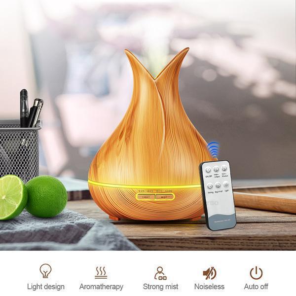 Ultrasonic Essential Oil Diffuser Humidifier (Various Colors)