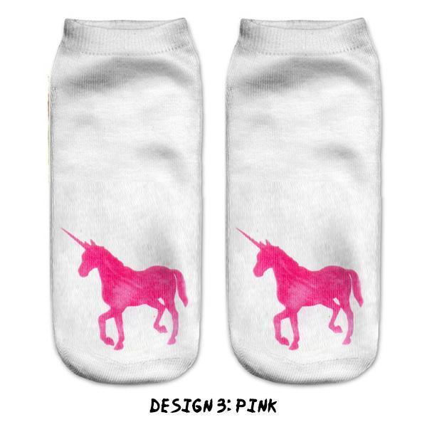 Unicorn Ankle Socks (Various Designs)