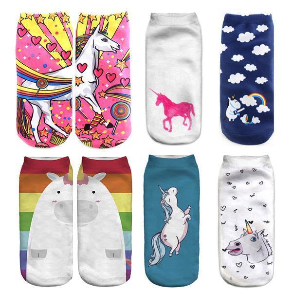 Unicorn Ankle Socks (Various Designs)