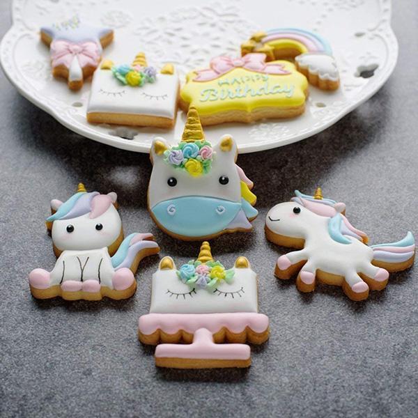 Unicorn Cookie Cutters (Set of 8)