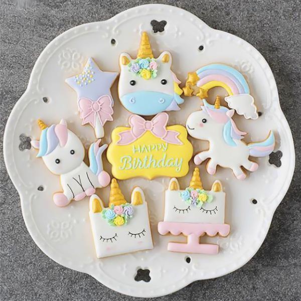 Unicorn Cookie Cutters (Set of 8)