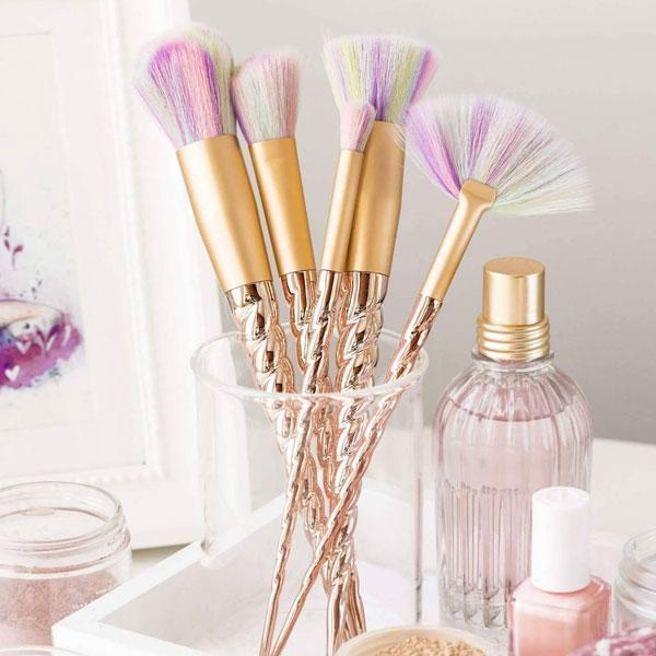 Unicorn Horn Makeup Brushes (Set of 10)
