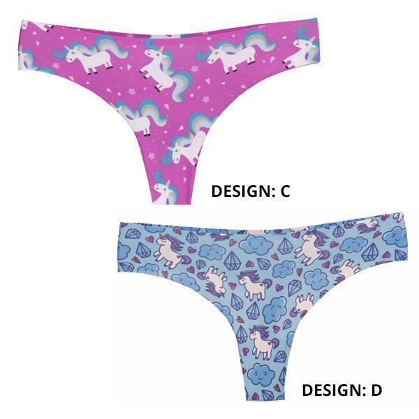 Unicorn Thong Panties (Various Designs)