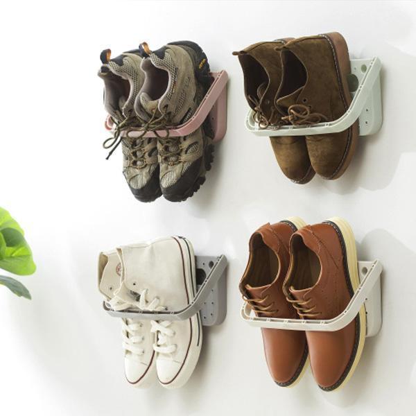 Wall Mounted Shoe Rack (Various Colors)