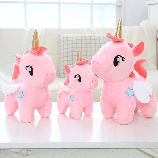 Winged Unicorn Stuffed Toy (Various Colors)